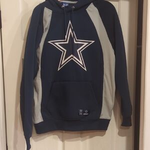 Men's Navy and Gray Star Hoodie